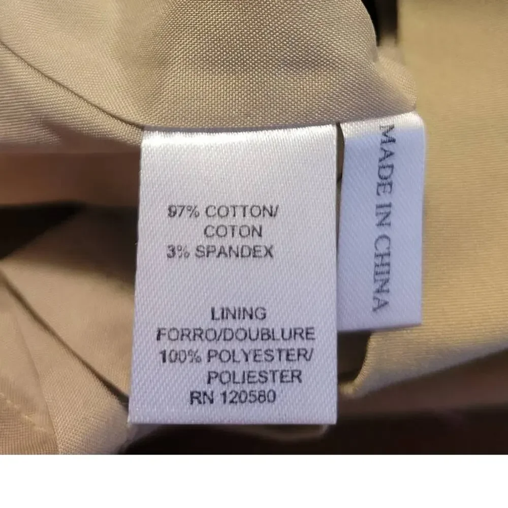 NWT Atelier Luxe Khaki Skirt Athleisure‎ Active Tan Stretch Women's Size 2P